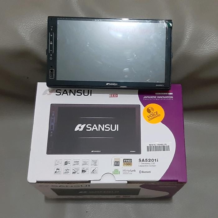 OJ Head Unit Android 7 inch SANSUI SA5201i Type RED Voice Command 7inch Mobil SA-5201i SA 5201 i