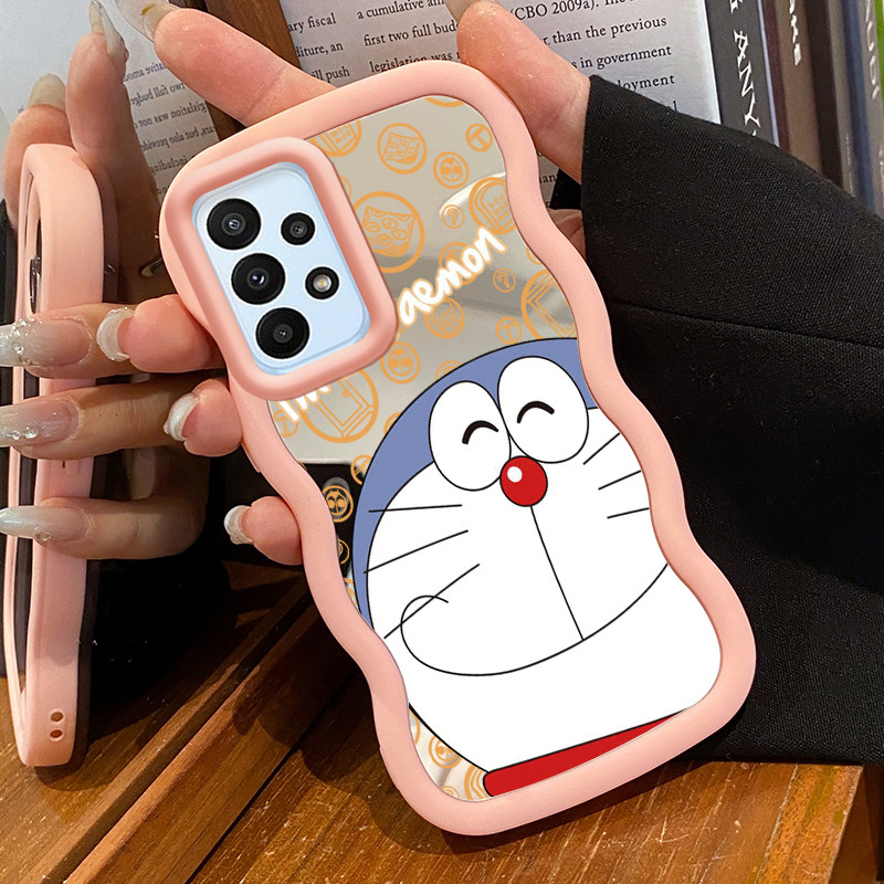 Casing HP Untuk Samsung A23 4G A23 5G F23 5G M23 5G Case Kucing mesin yang imut Macaron Softcase Sil