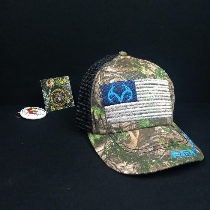 ORIGINAL TOPI CAMO MOTIF REALTRI / TOPI TRUCKER CAMO / TOPI ARMY KAMUFLASE (SC2455) READY STOCK