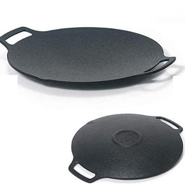 Wajan Konduksi Panggangan Jumbo 34Cm Wajan Besi Bbq Korea Anti Lengket Alat Keramik Pan Pasti Ori