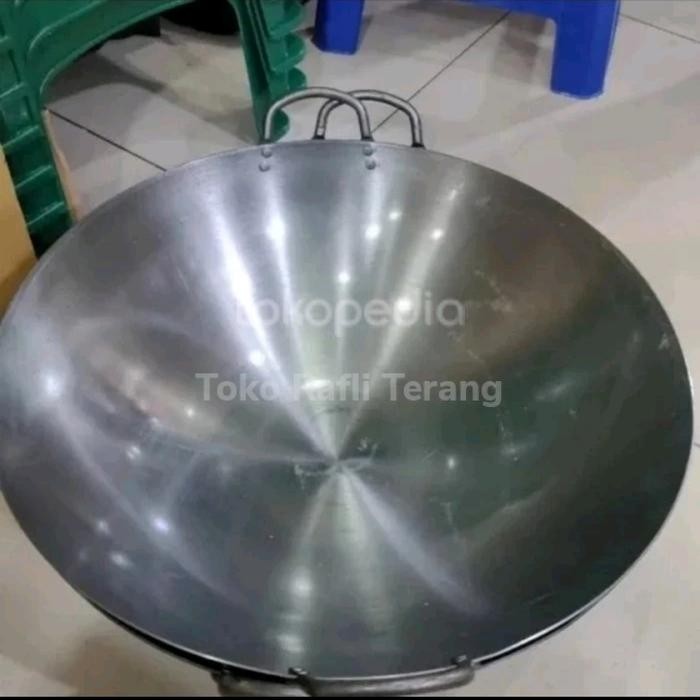 wajan baja / kuali baja putih import 90 cm