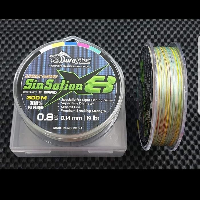 PJS PE. DURAKING SINSATION X8 (Color MULTICOLOR) PE.0.8 / 300m