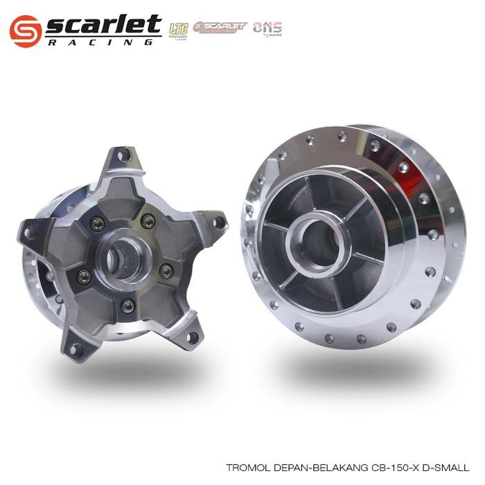 SCARLET RACING - TROMOL TROMBOL HUB DEPAN BELAKANG SET SPORT MOTOR MOTORCYCLE CB150R CB150 R NEW
