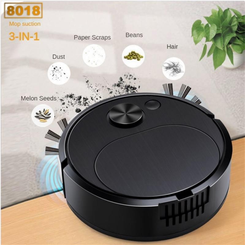 Automatic Vacuum Cleaners USB Charging Mini Cleaning Machine Smart Sweeping Mopping Robot Vacuum Cle