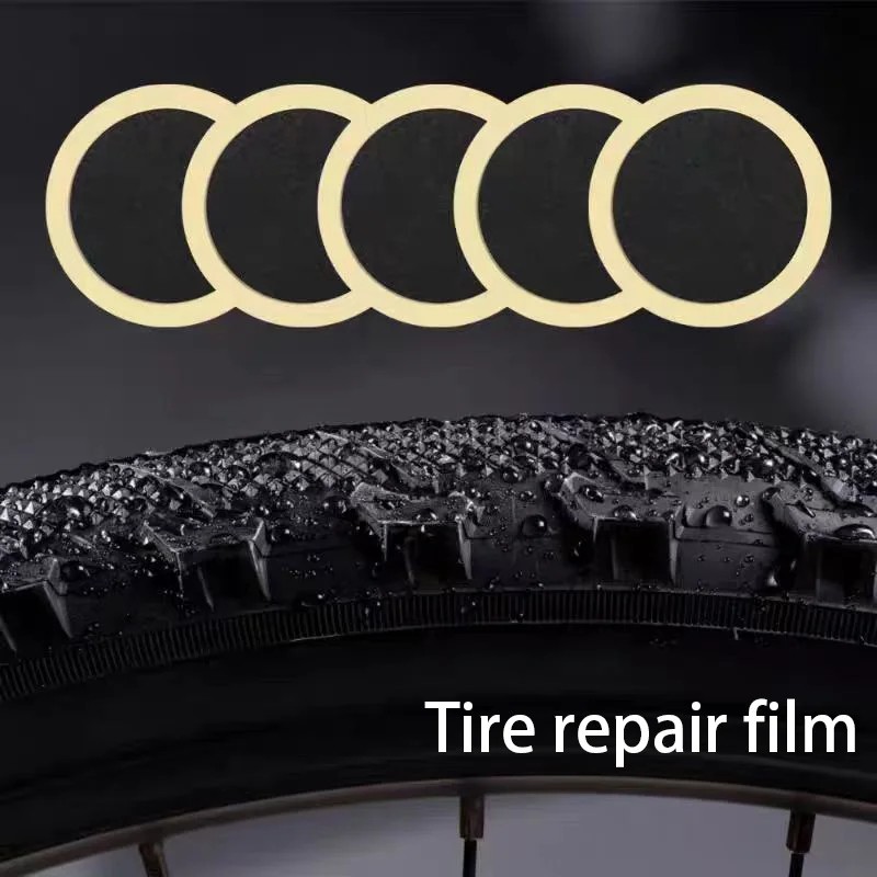 1-50pcs Universal Bicycle Tire Repair Tool Set Glue-free Tire Patch Bicycle Tire Patch Tool Adhesive