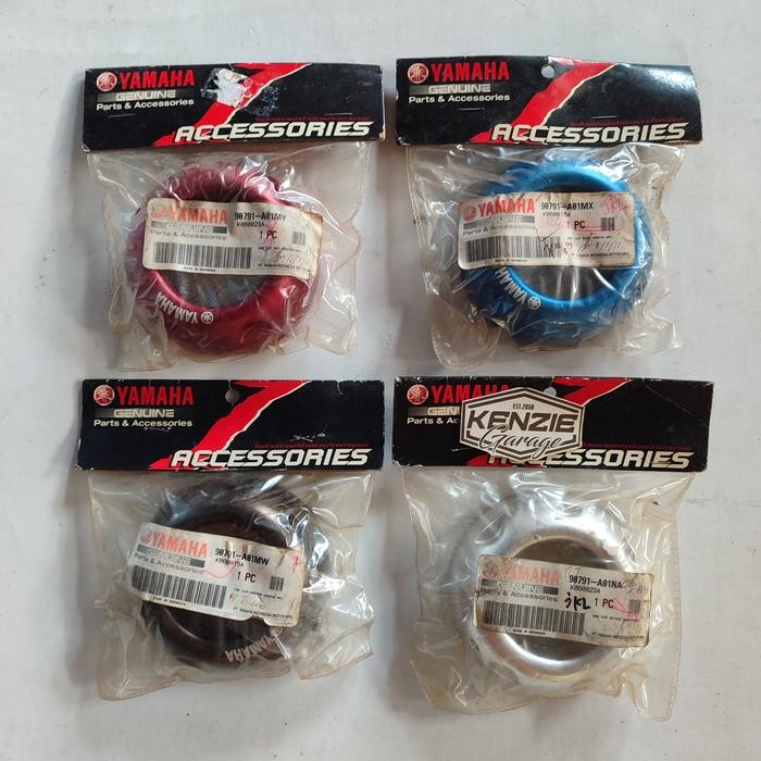 Endcup End Cup Cover Ujung Knalpot Nouvo Z Original Yamaha Thailand Brown Biru Merah Silver