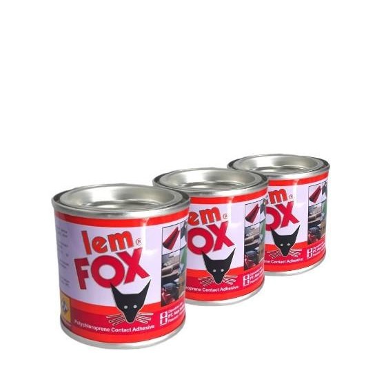 LEM FOX KUNING 70GR LEM KARPET,SENDAL KULIT KAYU KARET
