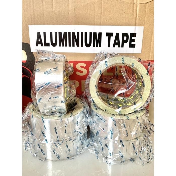 TAMBAL PANCI ALUMUNIUM FOIL LAKBAN ALUMINIUMFOIL TAPE TAHAN PANAS 30CM