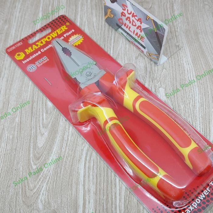 Paling Baik Tang Listrik Kombinasi Potong Jepit Maxpower Terlariss 