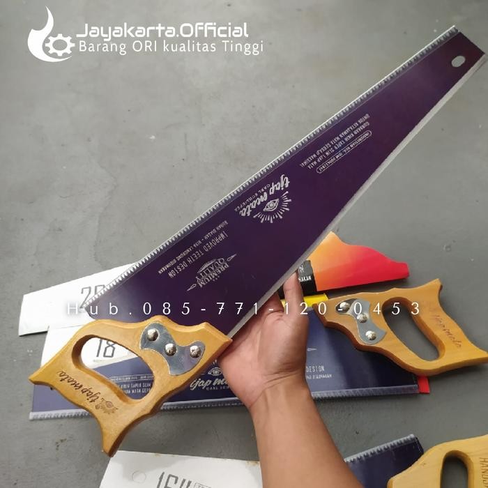 BERKUALITAS gergaji kayu tajam 20" cap mata no 177 original kualitas terbaik