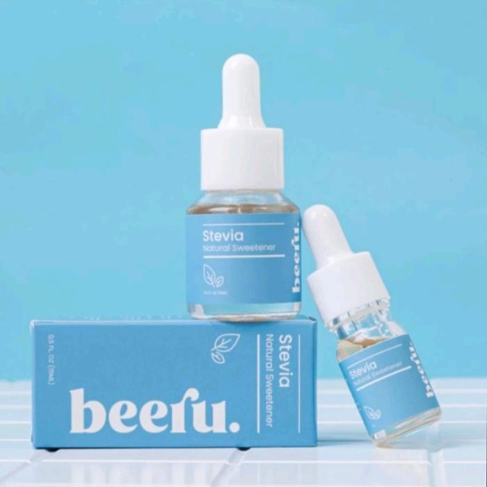 Beeru stevia natural sweetener-pemanis alami 0 kalori-gula stevia-stefia-daun stevia-gula diet-gula