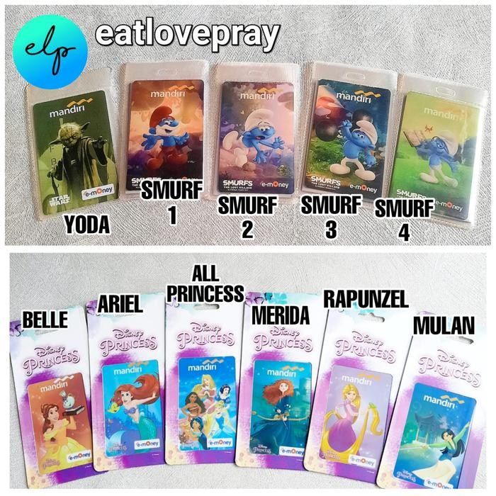 KARTU eMONEY eTOLL MANDIRI / E- Money E- Toll Card