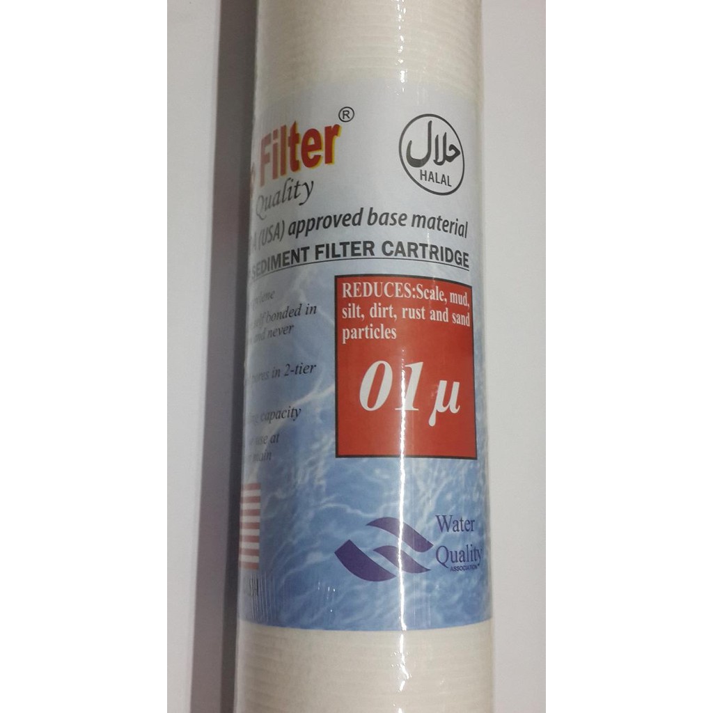 New Nano Cartridge Filter Air / Water Filter 20 " 0,1 u (mikron)