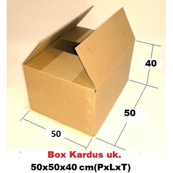Kardus Besar & Penyekat/uk.50x50x40 cm
