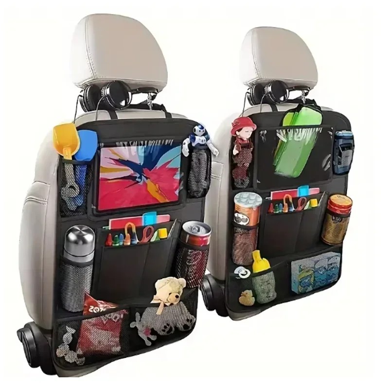 Car rear seat back storage multi-functional storage bag Car seat back storage bag Car storage bag