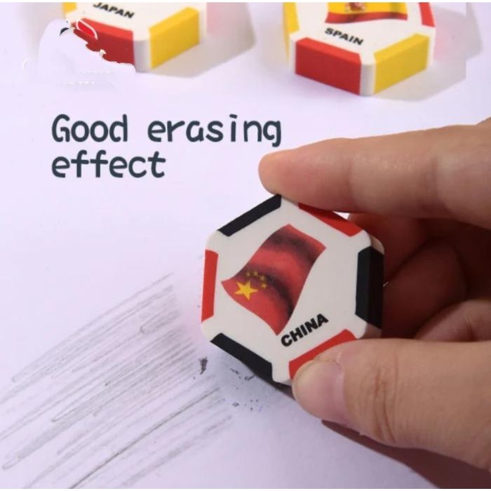 Diskon Penghapus Pensil Bendera Negara Per Box Isi 48 Pcs Promo 