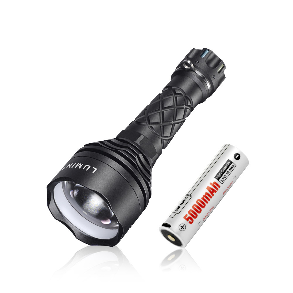 THOR 3 LEP flashlight 21700 battery support 2500 meters long distance outdoor flashlight Lumintop