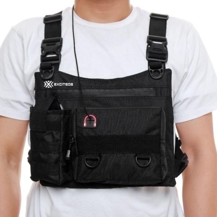 Tas Dada Chest Bag Tactical Waterproof Pria Wanita