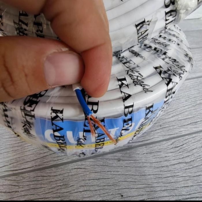 Culion Kabel Listrik Nymhyo 2X1.5 Tembaga Murni Sni 50 Yard Serabut