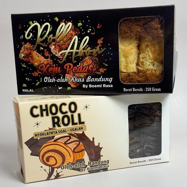 opvc- 2Box / Roti Abon Gulung Pedas + Roti Gulung Cokkat