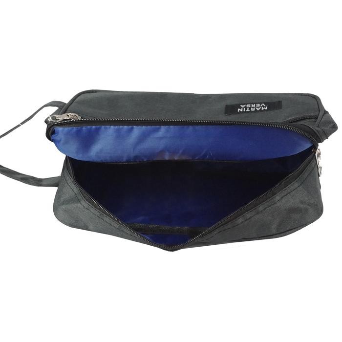 t5wh- Martinversa Wl7 Pouch Kosmetik Unisex Pria Wanita Kanvas Nylon