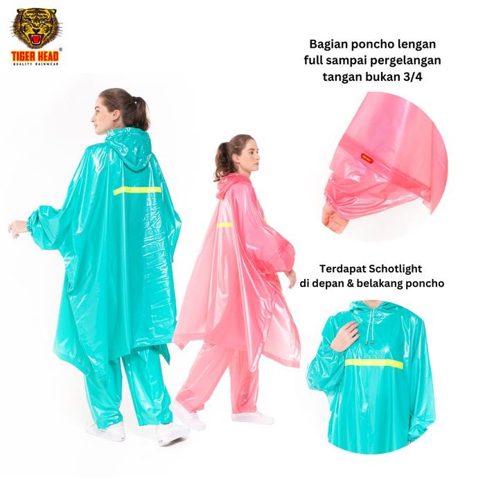 Tiger Head Jas Poncho Vision & JH Poncho Celana Exclusive - Kode 68214 pt. 2