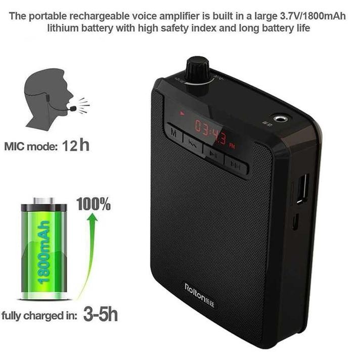 Mic Pengeras Suara Megaphone Presentasi Dosen Guru / Portable Speaker