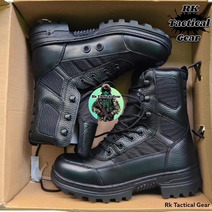 Sepatu Pdl Kulit Jatah Asli Tni Ad - Sepatu Pdl Kulit - Sepatu Tapak Radial Tni Ad Au Al