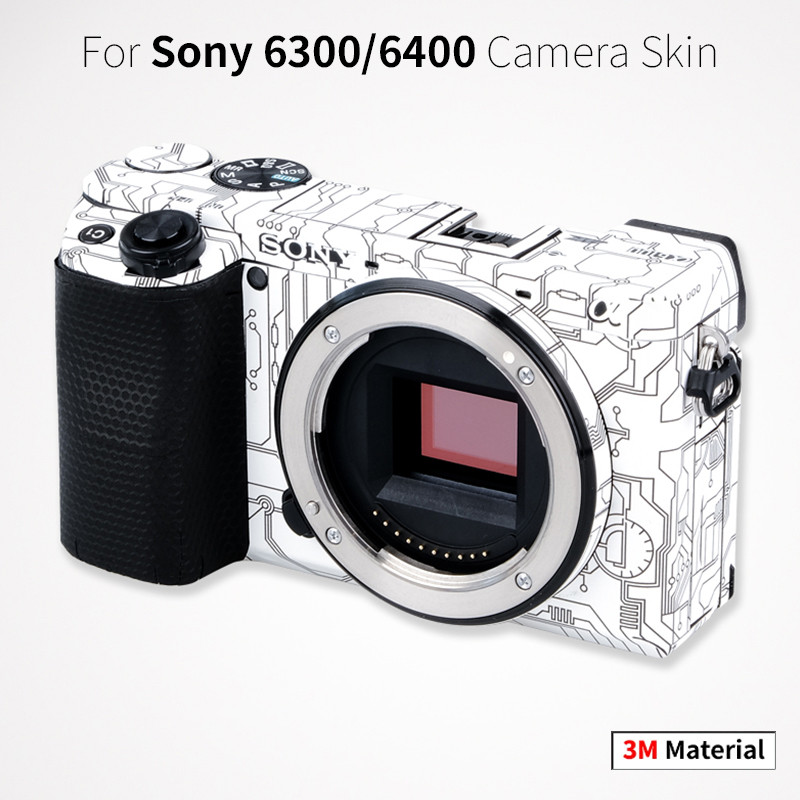 For Sony a6400 Skin Alpha 6300 Camera Skin Anti-Scratch Protective Sticker Silvery More Colors