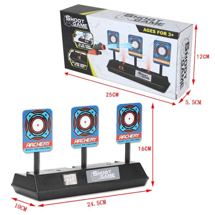 Papan Target Otomatis Elektrik Sasaran Tembak Shooting Target