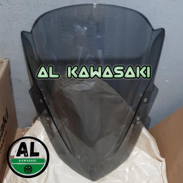 Termurah Windshield Smoke Visor Winsil Smoke Ninja 250Fi 250 Fi Old Original Terlariss 