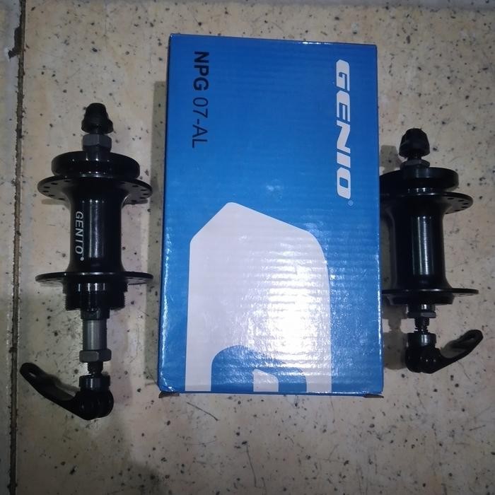 hub freehub GENIO NPG 07 AL 36H 36 hole 6bolt discke QR quick release ulir drat sepeda mtb lipat