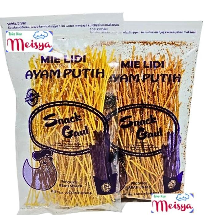 MIE LIDI AYAM PUTIH TERLARIS PEDAS DAN ASIN