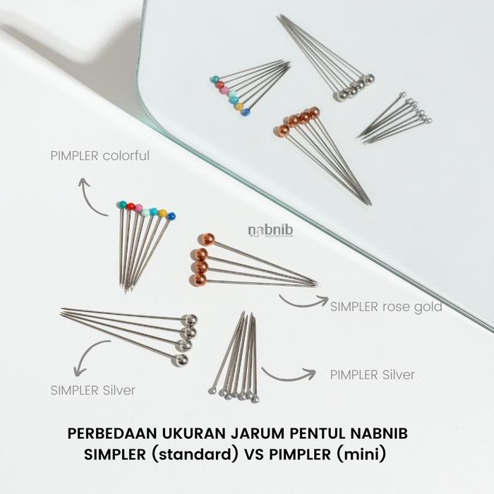 mcgz- Nabnib - Simpler Jarum Pentul Tajam Peniti Premium