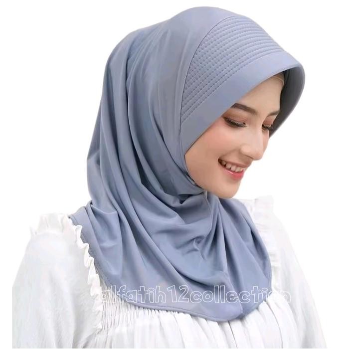 mcgz- [By Snada] Hijab Bergo Sport Spandek Winner Kerudung Instan Sport