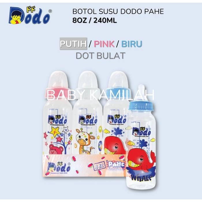 KIDmOms- Botol Susu Dodo 250Ml Dot Bulat Accessories Minum