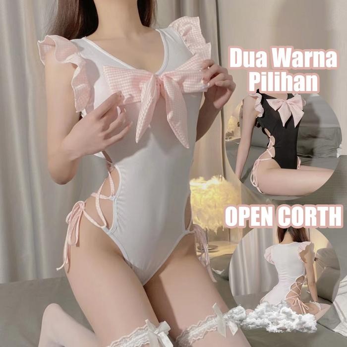 SEXY Lingerie Sexy Maid Cosplay Bikini transparan 2023 Baru