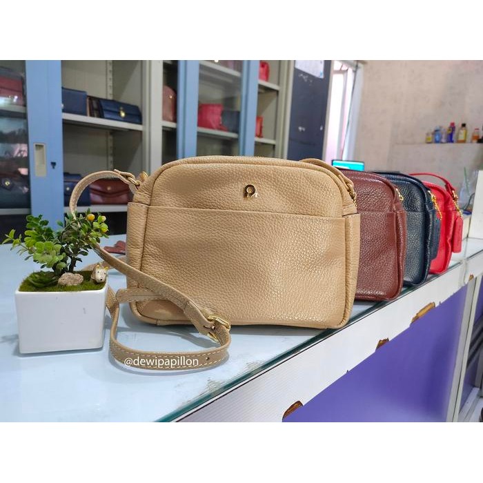 STOK TERBATAS  TAS PAPILLON LEATHER'S K3486 KULIT TERJANGKAU