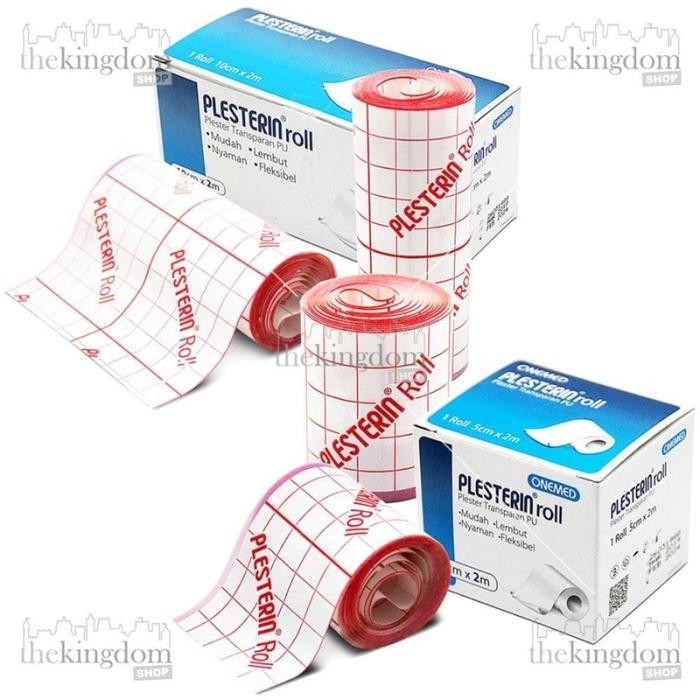 KJB Onemed Plesterin Roll Transparan PU Plester Luka Plaster P3K Perban Rol Anti Air Transparent