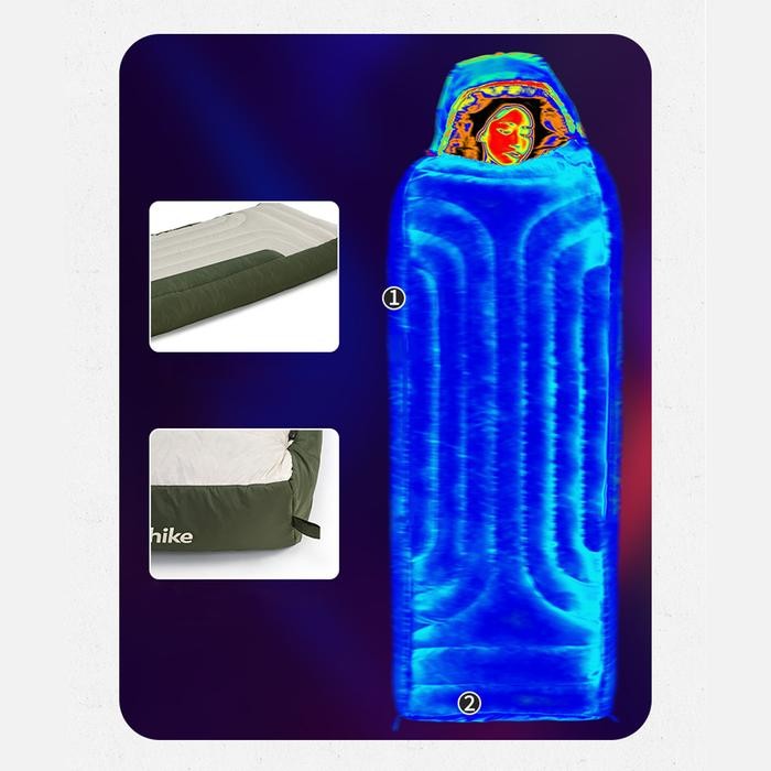 Sleeping Bag Naturehike CNH22SD007 XR750 SB Goose Down - Red