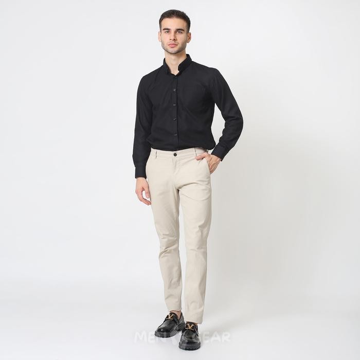 Menfootgear Vincenzo Sepatu Pria Original Sepatu Loafers Kerja Formal Cowok Docmart Hitam Fantofel