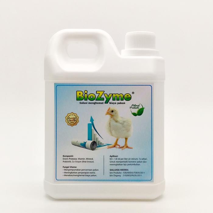 Biozyme Broiler - Pemacu Pertumbuhan Pengganti Agp Khusus Untuk Ternak Ayam Pedaging Dan Doc Broiler