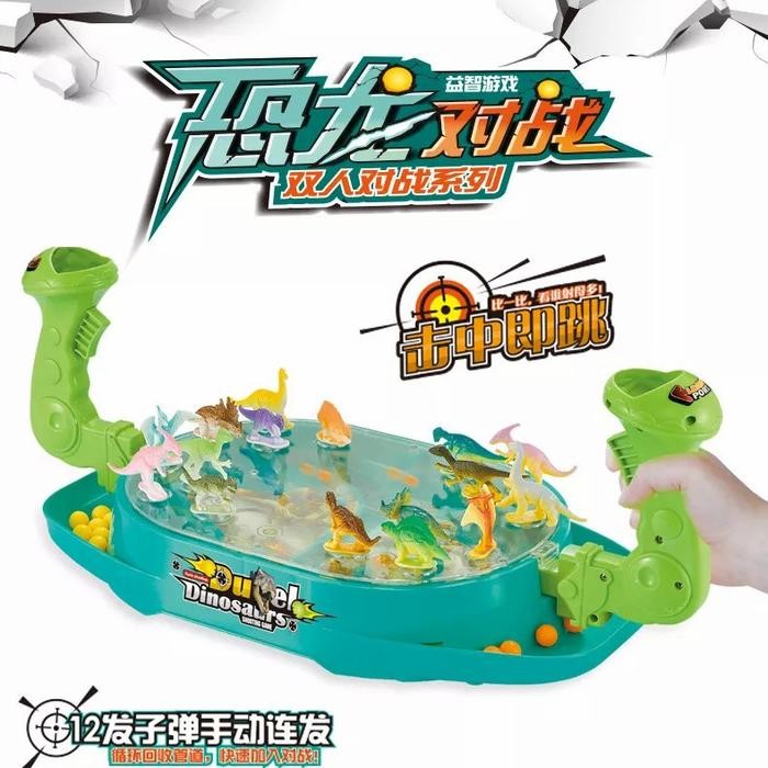 SALE Mainan Anak Shooting Dinosaurus Games/Duel Dino Games