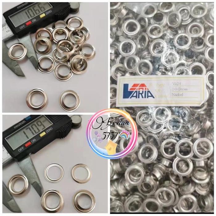 hr8k- Mata Ayam 10Mm / Mata Ayam 24+Ring / Mata Ayam Spanduk Banner 10Gross