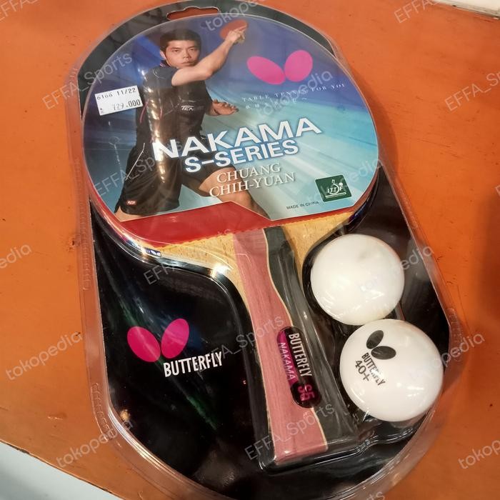 bat bet pingpong ping pong tenis meja Butterfly Nakama S-Series S5 Ori