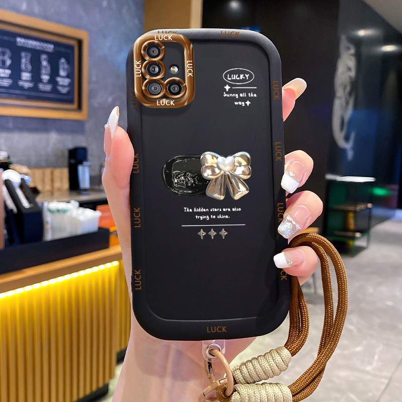 Casing Hp untuk Samsung A51 M40s Case Casing HP Softcase silikon hitam yang dipersonalisasi dengan l