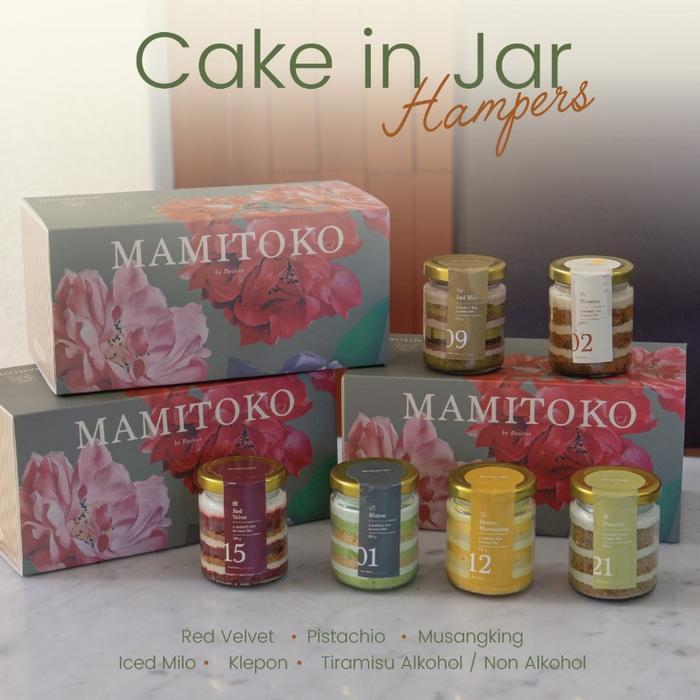 TERMURAH Mamitoko - Cake in Jar Hampers 6pcs