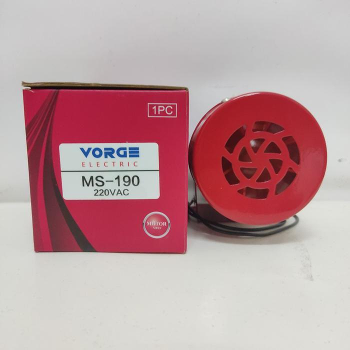 Motor Sirene Red Metal Case MS-190M Fort Bebi Sirine Ms190
