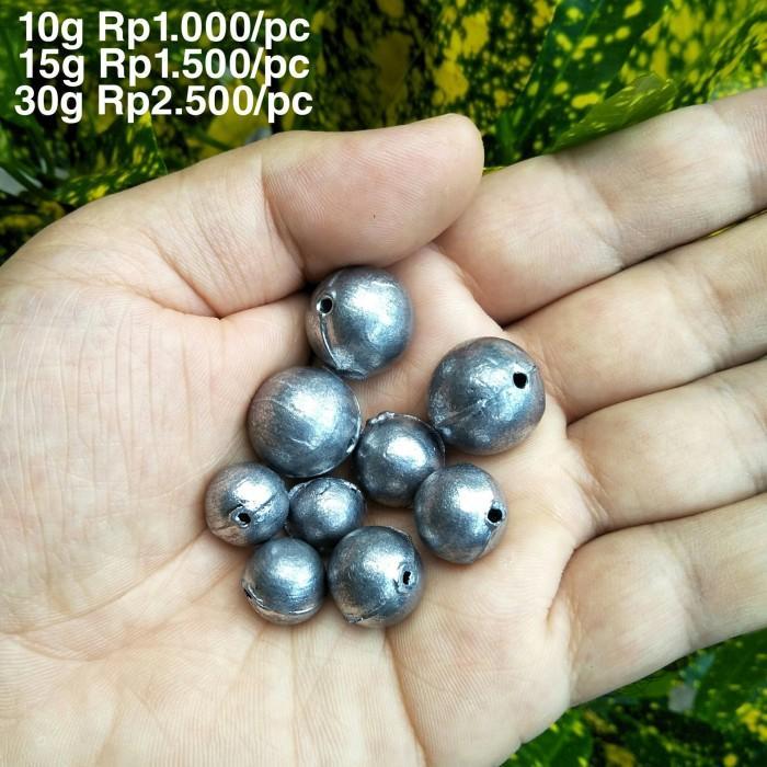 Timah Pancing 15 Gram - Sinker / Singker Pemberat Mancing Dasaran