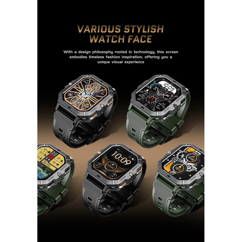 For Galaxy S24 Ultra S23 S22 S25 Plus Smart Watch Men Sports Modes Bluetooth Call Smartwatch